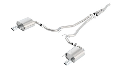 Borla ATAK Cat-Back Exhaust - 2015-2023 Ford Mustang EcoBoost 2.3