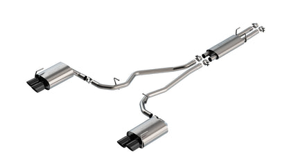 Borla 140820BC S-Type black chrome cat-back exhaust for 2020-2026 Ford Explorer ST