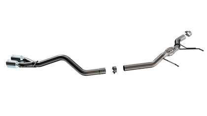 Borla S-Type Cat-Back Exhaust System (Bright Chrome Tips) - 2022-2025 Ford Maverick 2.0L EcoBoost