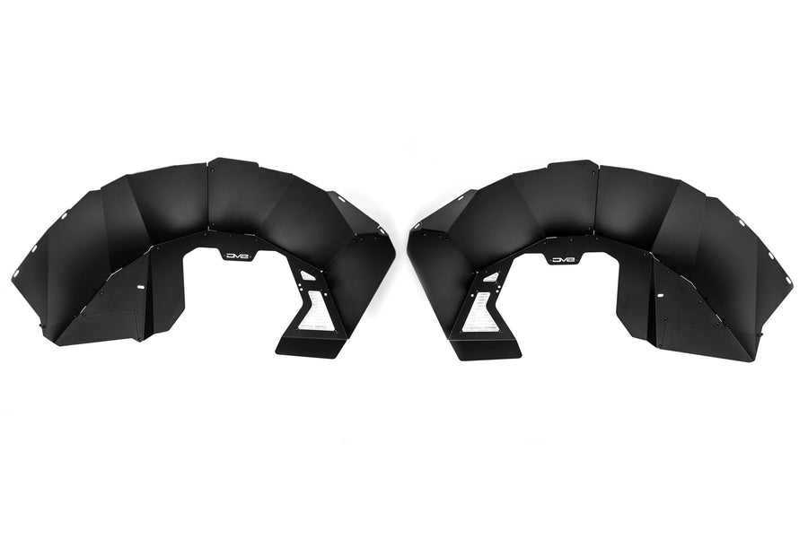 DV8 Offroad Front Aluminum Inner Fenders - 2021-2026 Ford Bronco