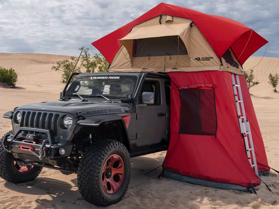 Rugged Ridge Universal Roof Top Tent - Black