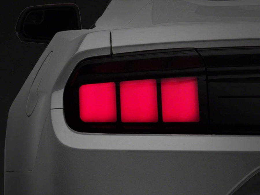 Raxiom Profile LED Tail Lights (Gloss Black, Smoked) - 2015-2023 Ford Mustang