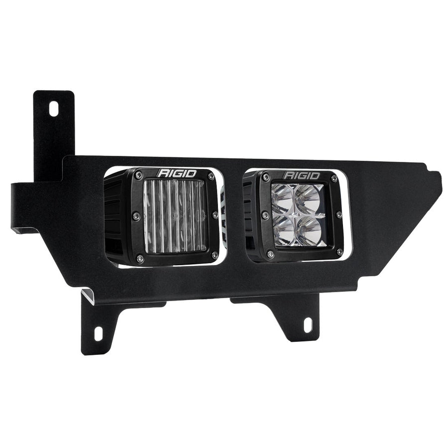 Rigid Industries Dual Fog Light Kit D-Series (SAE + Spot) - 2021-2023 Ford F-150
