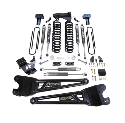 ReadyLift - 4" COIL SPRING LIFT KIT WITH FALCON 2.1 SHOCKS AND RADIUS ARMS - 2023-2026 FORD SUPER DUTY F250/F350 4WD