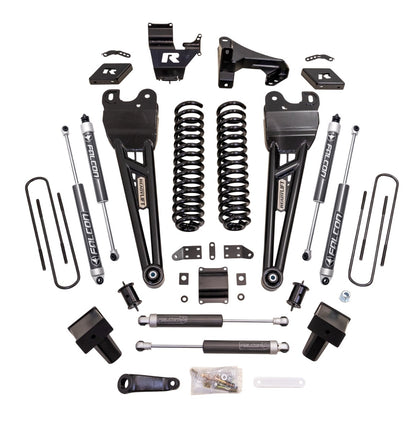 ReadyLift - 6" COIL SPRING LIFT KIT WITH FALCON MAX2.1 SHOCKS AND RADIUS ARMS - 2023-2026 FORD SUPER DUTY F250/F350 4WD