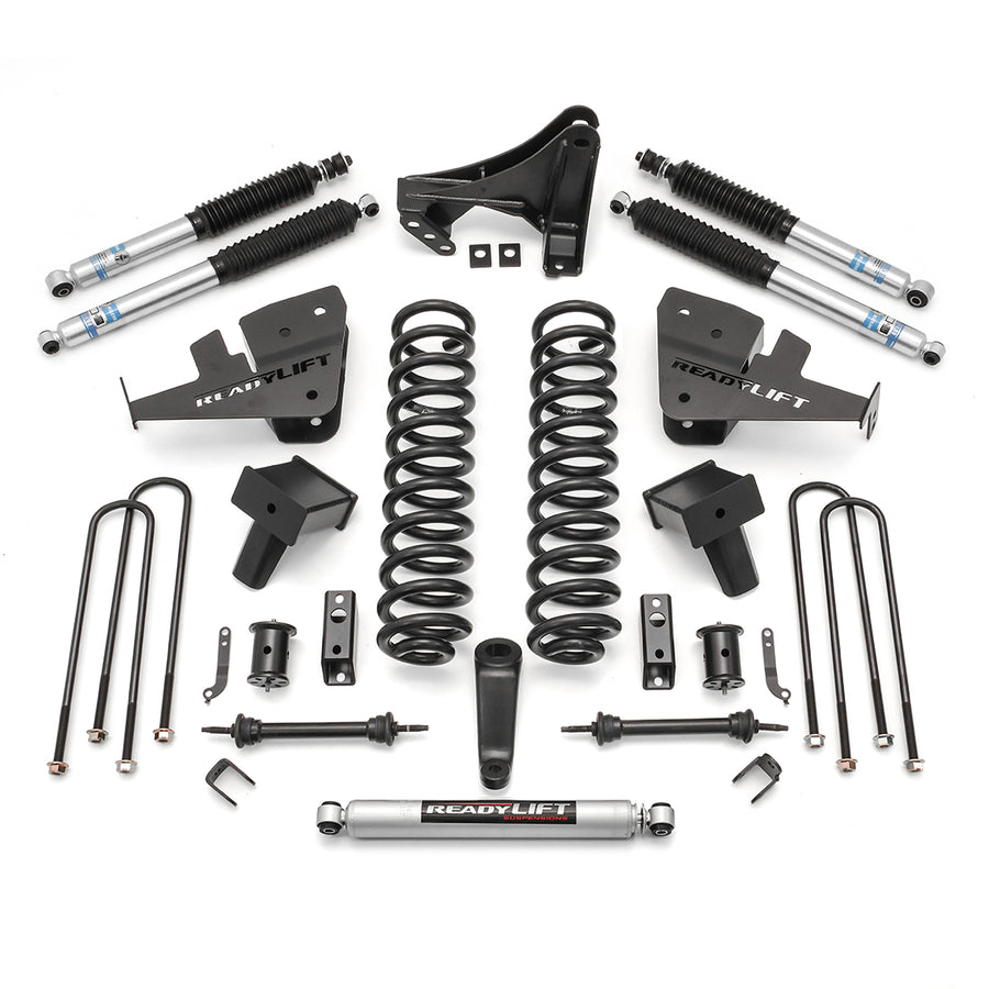 ReadyLift - 6.5" Lift Kit W/ Bilstein Shocks - Ford Super Duty F250/F350 Diesel 4WD (2-pc Drive Shaft Only) 2017-2022