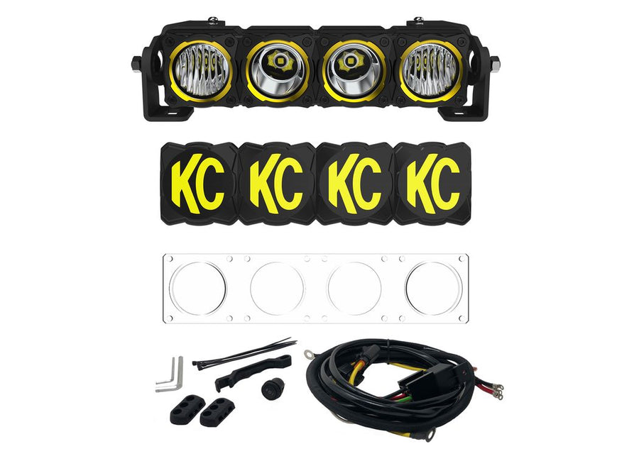 KC HiLiTES FLEX ERA 10 inch LED Light Bar Master Kit (0291)