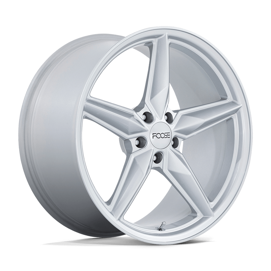 Foose 1PC | F174 CF8 | Gloss Silver | 20X10 | 5X114.3 | 35mm/6.88" | F174200066+35