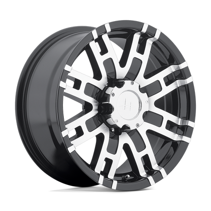 Helo | HE835 | Gloss Black Machined | 18X9 | 5X114.3 | 18mm/5.71" | HE83589012318T