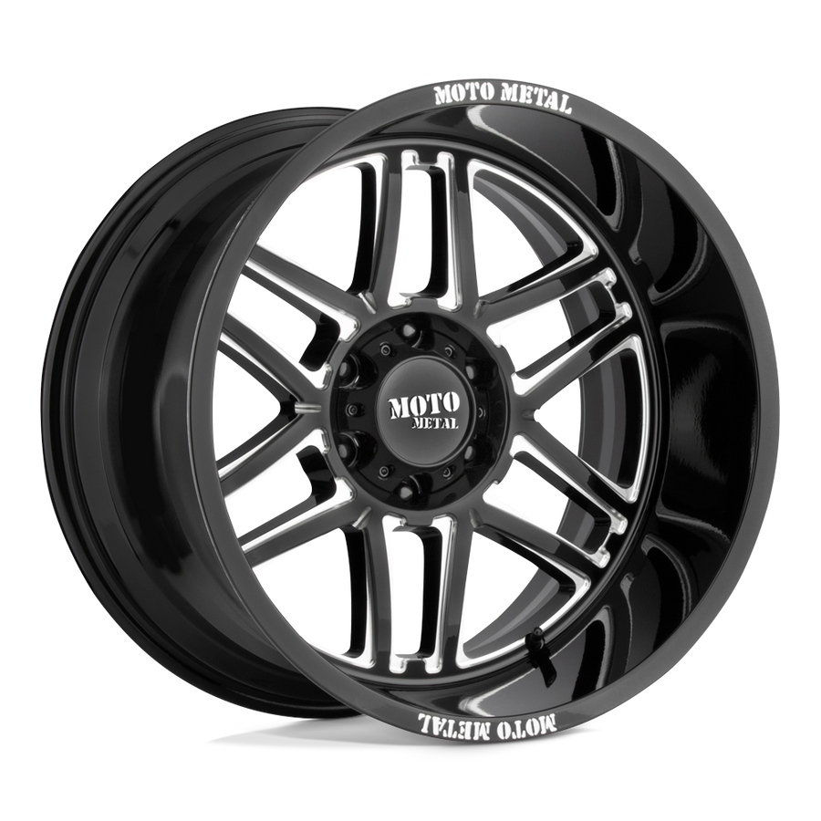 Moto Metal | MO992 FOLSOM | Gloss Black Milled | 20X9 | 6X139.7 | 18mm/5.71" | MO99229068318