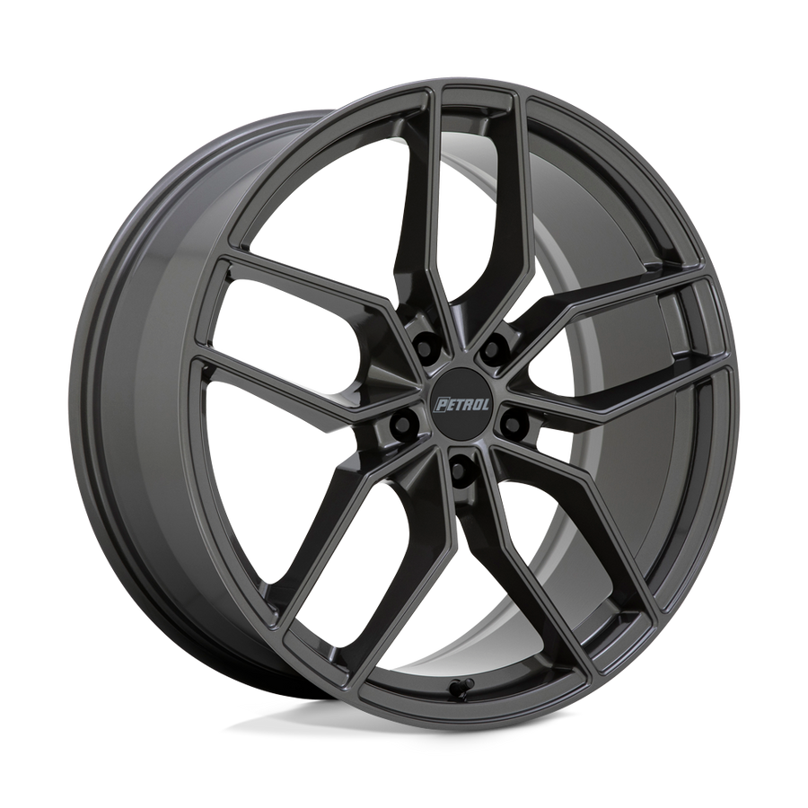 Petrol | P5C | Gloss Gunmetal | 17X8 | 5X114.3 | 40mm/6.07" | 1780P5C405114G76