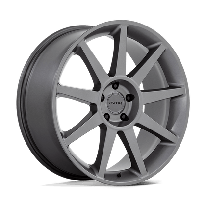 Status | MAMMOTH | Matte Anthracite | 22X9.5 | 5X114.3 | 30mm/6.43" | ST002AX22951230