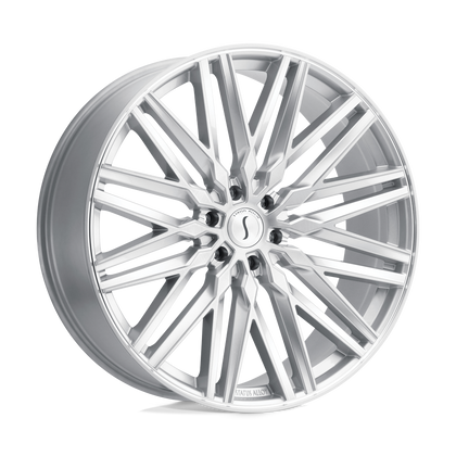 Status | ADAMAS | Silver W/ Mirror Cut Face | 20X9 | 6X139.7 | 15mm/5.59" | 2090ADM156140S12