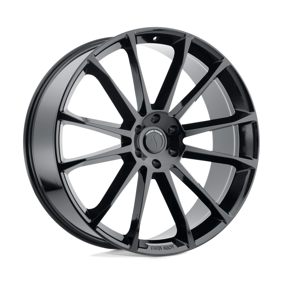 Status | GOLIATH | Gloss Black | 22X9.5 | 6X139.7 | 15mm/5.84" | 2295GTH156140B12