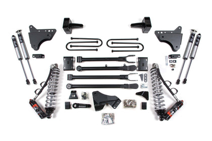 BDS 4" Lift Kit - 2011-2016 Ford F-250/F-350 Super Duty 4WD (w/ 4-Link | FOX 2.5 Performance Elite Coil-Over Conversion)