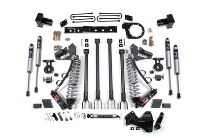 BDS 6" Lift Kit - 2017-2019 Ford F-250/F-350 Super Duty 4WD (w/ 4-Link | FOX 2.5 Performance Elite Coil-Over Conversion)