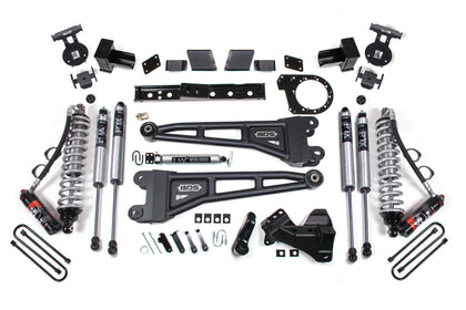 BDS 6" Lift Kit - 2017-2019 Ford F-250/F-350 Super Duty 4WD (w/ Radius Arm | FOX 2.5 Performance Elite Coil-Over Conversion)