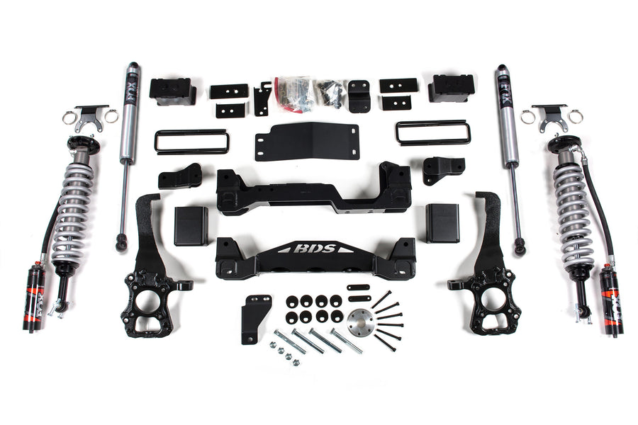 BDS 6" Lift Kit - 2015-2020 Ford F-150 4WD (FOX 2.5 Performance Elite Coil-Over)