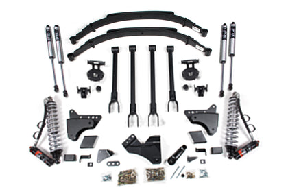 BDS 6" Lift Kit - 2011-2016 Ford F-250/F-350 Super Duty 4WD (w/ 4-Link | FOX 2.5 Performance Elite Coil-Over Conversion)