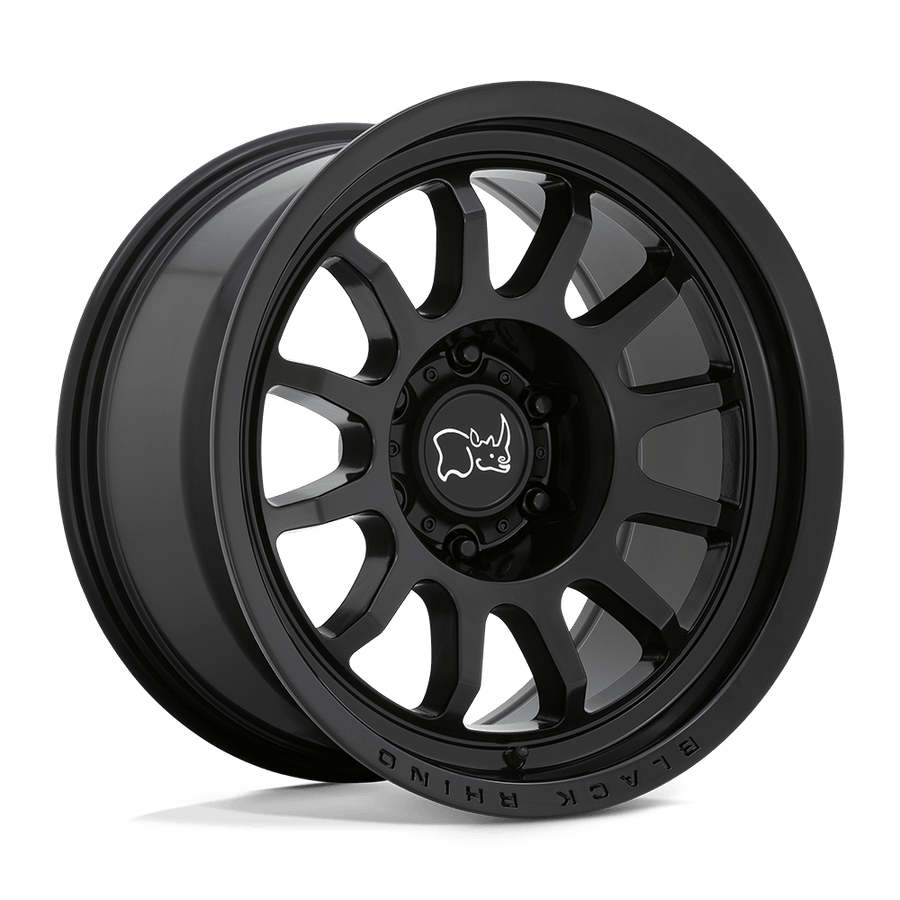 Black Rhino Hard Alloys | RAPID | Matte Black | 17X9 | 6X139.7 | 12mm/5.47" | 1790RPD126140M12A