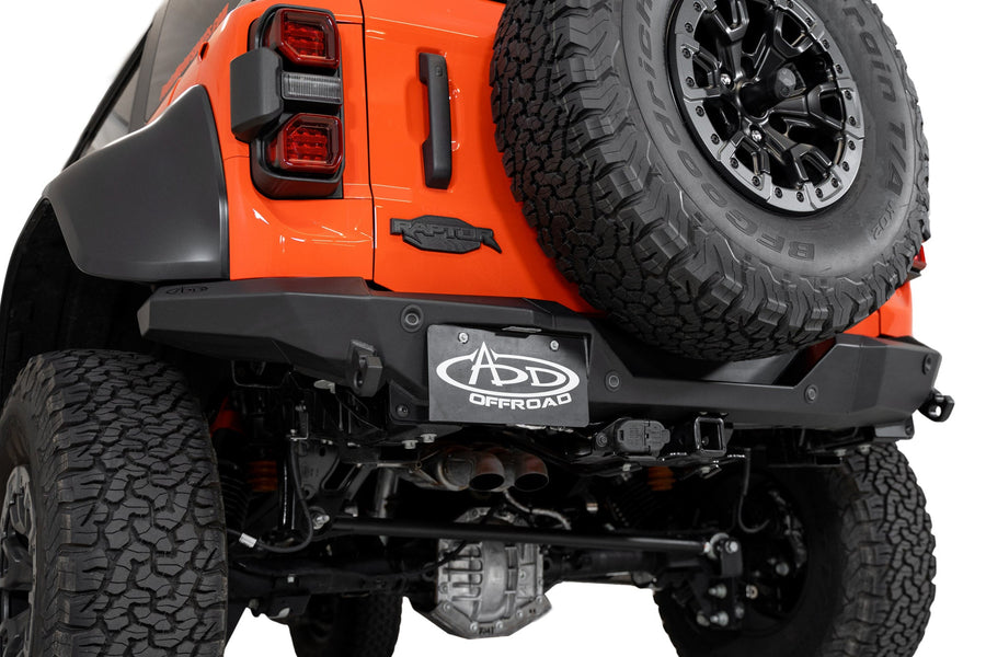 Addictive Desert Designs Rock Fighter Rear Bumper - 2022-2026 Ford Bronco Raptor