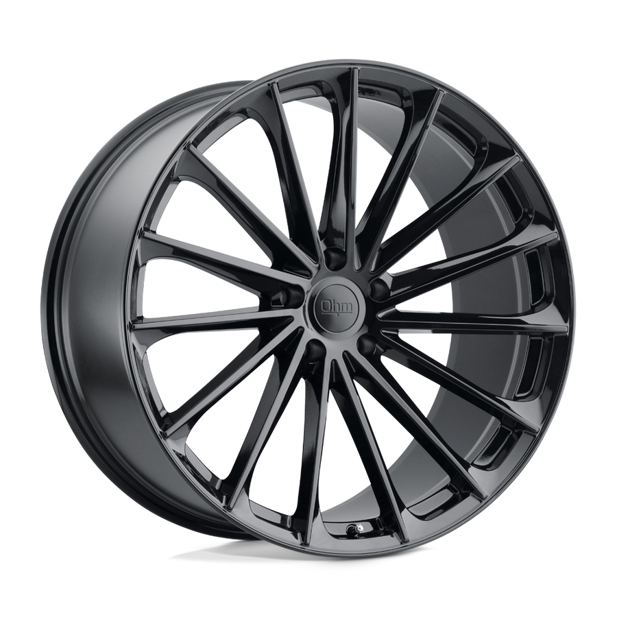 OHM | PROTON | Gloss Black | 17X7 | 5X114.3 | 50mm/5.97" | 1770PTN505114B76