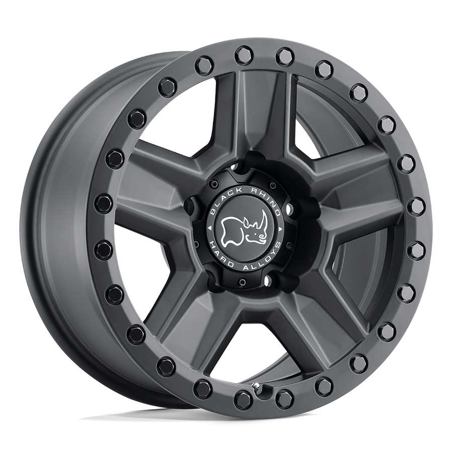 Black Rhino Hard Alloys | RAVINE | Matte Black | 20X9 | 6X139.7 | 12mm/5.47" | 2090RVN126140M12
