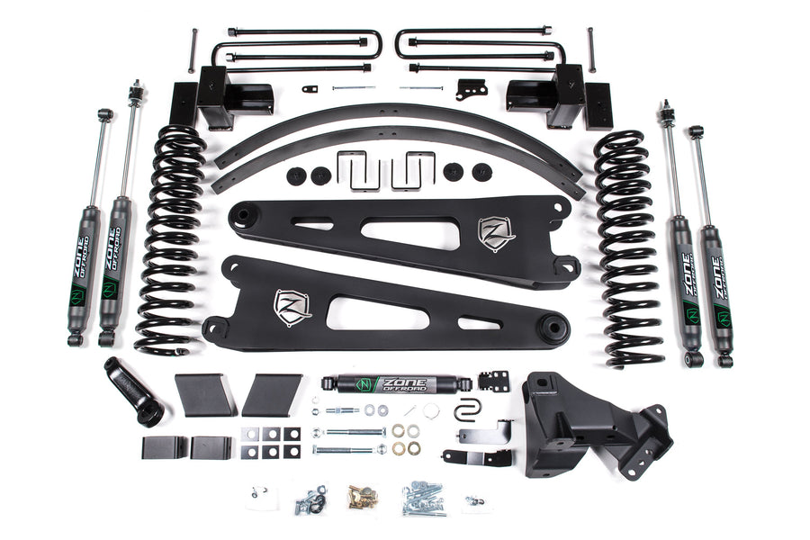 Zone Offroad - 6" Lift Kit - Ford F-250/F-350 Super Duty (2017-2019) 4WD - Diesel - Zone Offroad