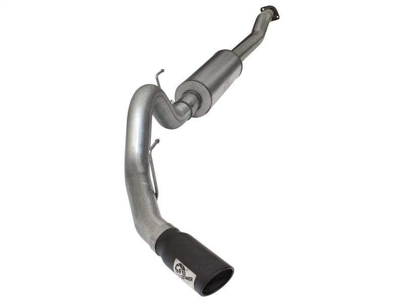 aFe MACHForce XP SS Exhaust 4in Cat-Back w/ Black Tip 2015-2020 Ford F-150 EcoBoost V6 2.7/3.5Ltt