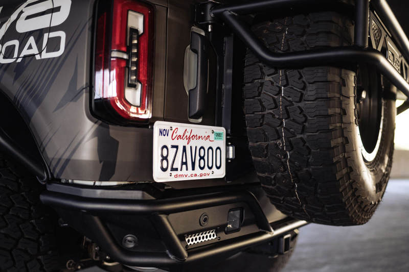 DV8 Offroad 2021-2023 Ford Bronco Rear License Plate Relocation Bracket