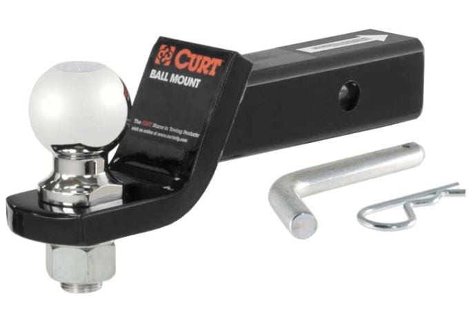 CURT READY TOW 2 5/16IN BALL MOUNT: 7500 LBS GTW 2IN DROP