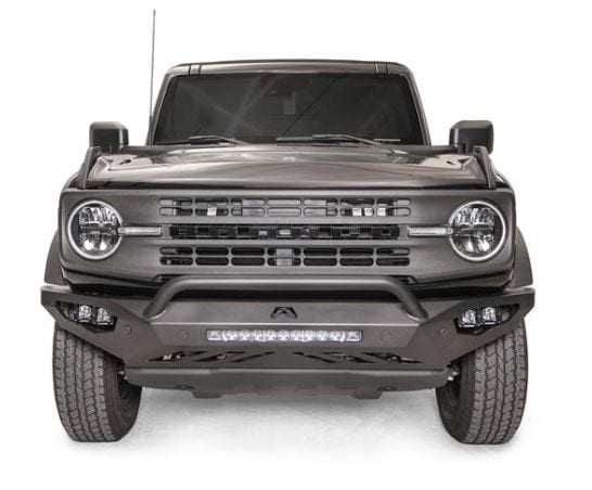 Fab Fours 2021-2023 BRONCO VENGEANCE FRONT BUMPER W/ PRE-RUNNER GUARD MATTE BLACK