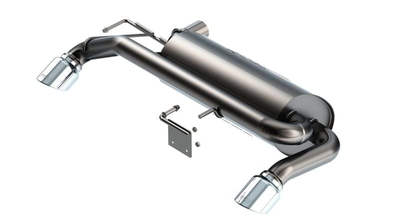 Borla 2021-2023 Ford Bronco 2.7L V6 4WD Touring Axle Back Exhaust w/ Bright Chrome Tips
