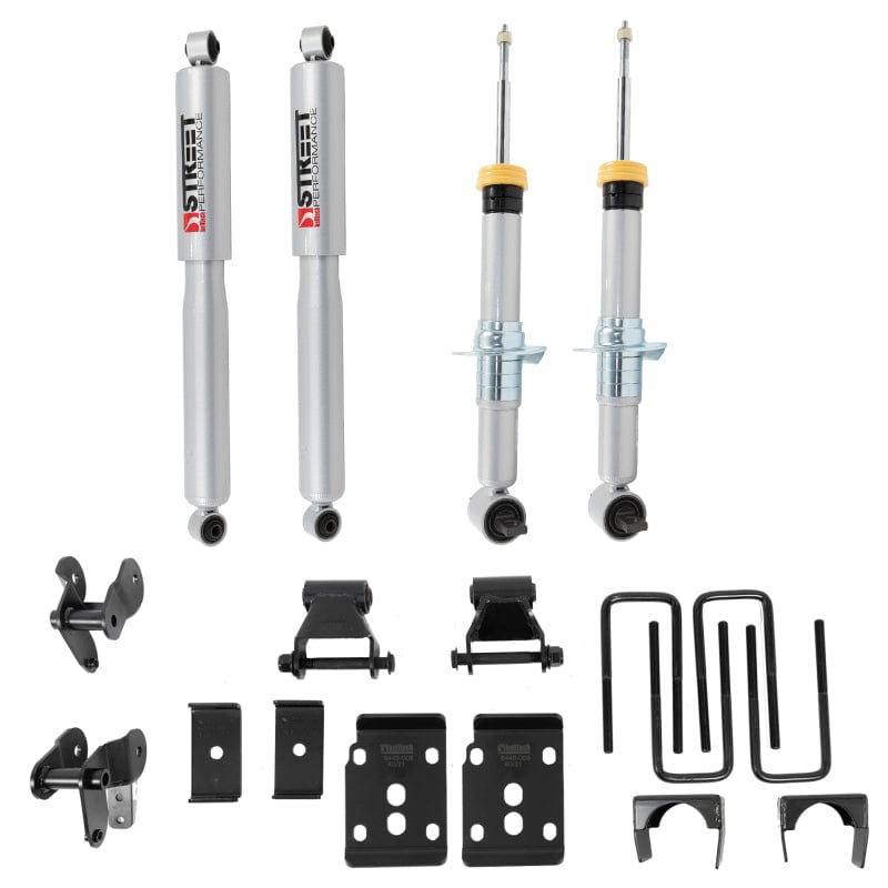 Belltech 2021-2022 Ford F-150 2WD 1-3.5in Front 4.5in Rear Complete Lower Kit with SP Shocks
