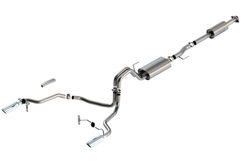 Borla F-150 2021-2022 2.7L/3.5L 4DR CC SB EC STB LARI/KING R/PLINUM/LTD 3/2.25 SRE CB Touring CHR Tips