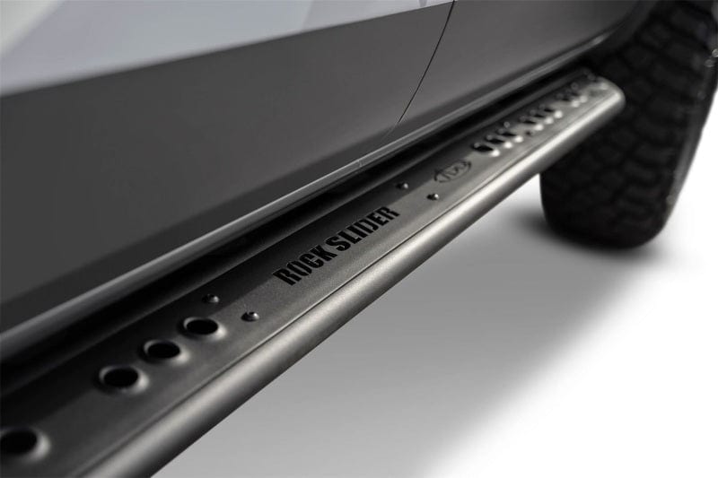 Addictive Desert Designs 2019-2022 Ford Ranger Supercrew Rock Slider Side Steps w/ LED Strip Mount