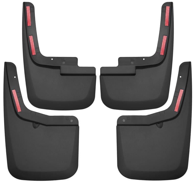 Husky Liners 2015-2020 Ford F-150 w/ OE Fender Flares Front and Rear Mud Guards - Black