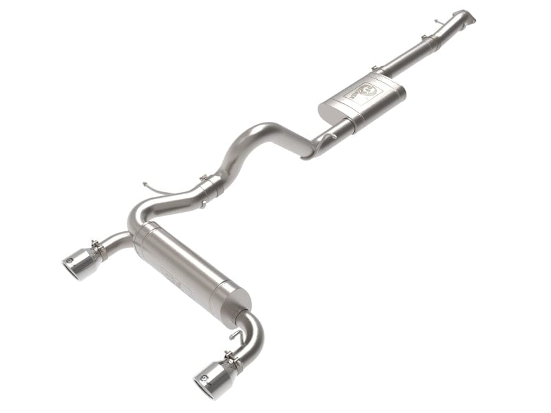 aFe 2021-2023 Ford Bronco L4-2.3L (t) / V6-2.7L (tt) Vulcan 3in. to 2.5in. SS Cat-Back - Polished
