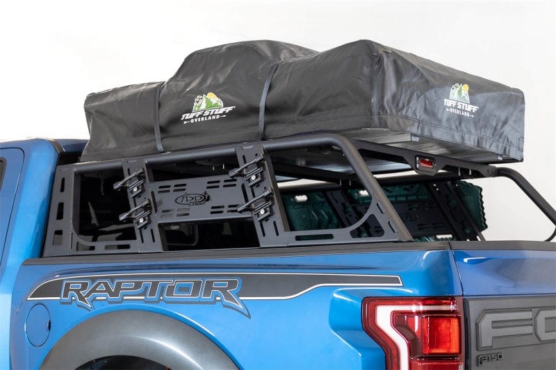 Addictive Desert Designs 2015-2022 Ford F-150 Overlander Chase Rack w/ 3rd Brake Light - Hammer Black