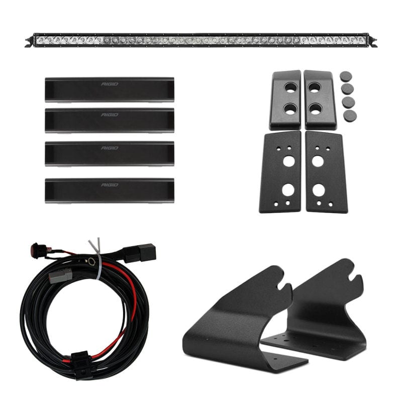 Rigid Industries 2021-2023 Ford Bronco Roof Line Light Kit (Incl. SR spot/flood Combo Bar)