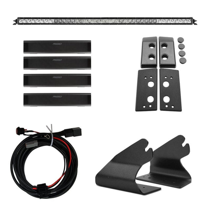 Rigid Industries 2021-2023 Ford Bronco Roof Line Light Kit (Incl. SR spot/flood Combo Bar)