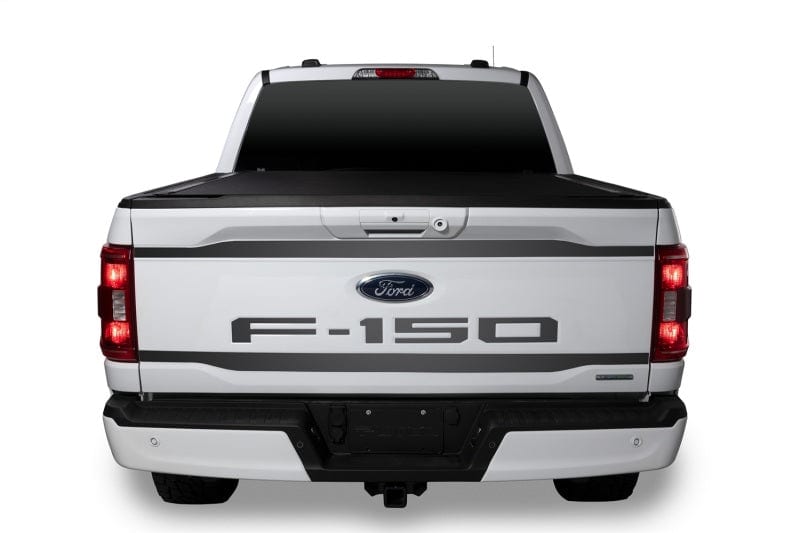 Putco 2021-2022 Ford F-150 Stainless Steel Black Platinum Upper/Lower Tailgate Accent (2pcs)