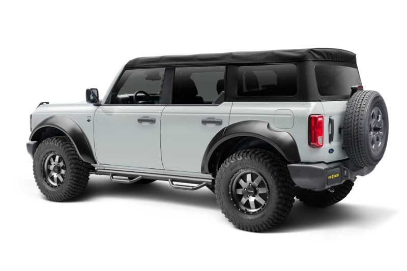 N-Fab 2021-2023 Ford Bronco 2 Door SRW Nerf Step - Wheel 2 Wheel - 3in - Gloss Black