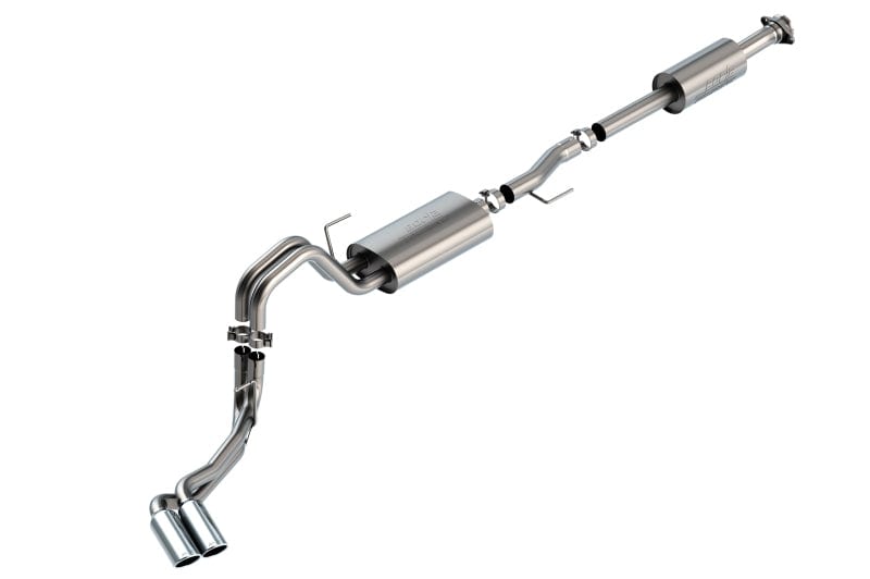 Borla F-150 2021-2022 5.0L 4DR CC SB EC STB LARIAT/KR/PLATINUM/LTD 3/2.25 DSE Cat-Back Touring CHR Tips