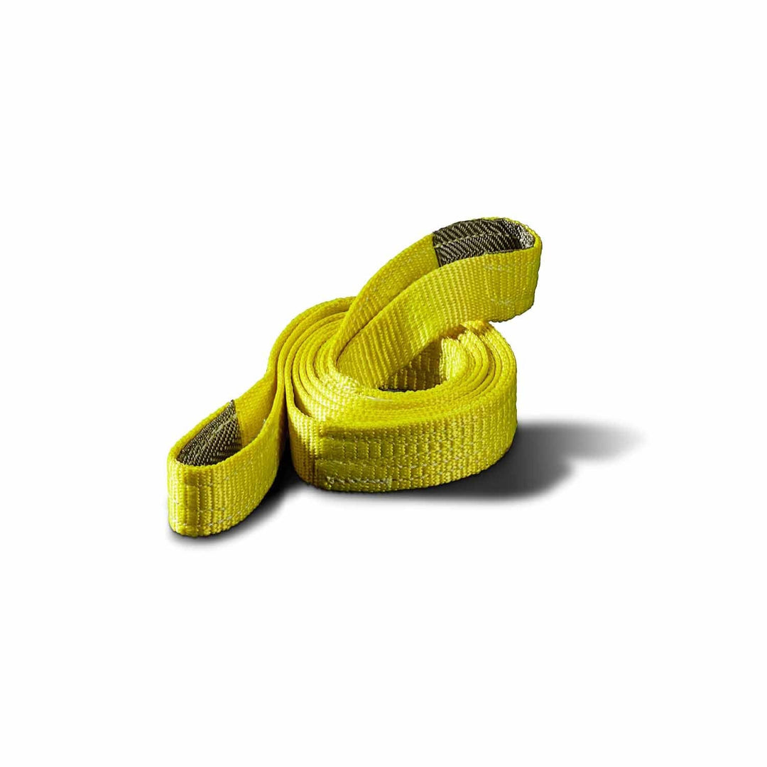 Warn 88896 1 Inch Width x 8 Foot Length 6400 Pound Breaking Strength Yellow Nylon Webbing