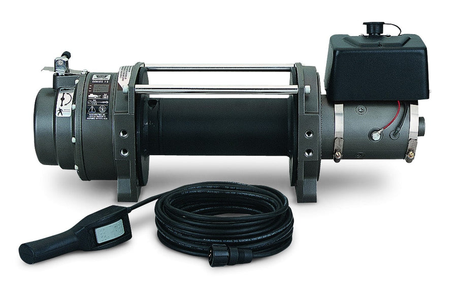 Warn 66032 Winch 12 Volt 15000 LB Cap Wire Fairlead Wired Remote Planetary Gear Drive