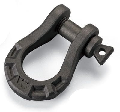Warn 92092 1/2 Inch Shackle With 5/8 Inch Pin 5000 LB and Under Forged Steel Single