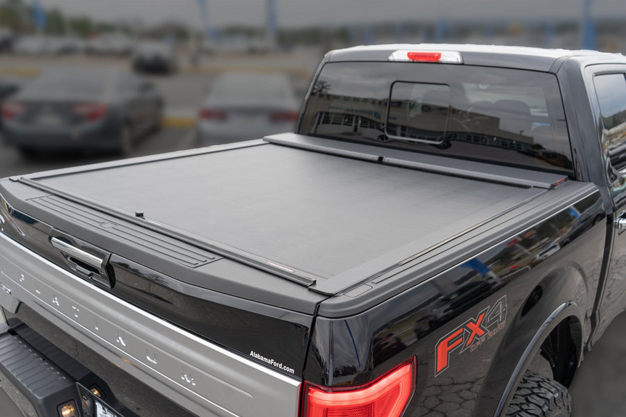 Roll-N-Lock LG101M Locking Retractable M-Series Truck Bed Tonneau Cover for 2021-2023 Ford F-150 | Fits 5.5 Ft. Bed