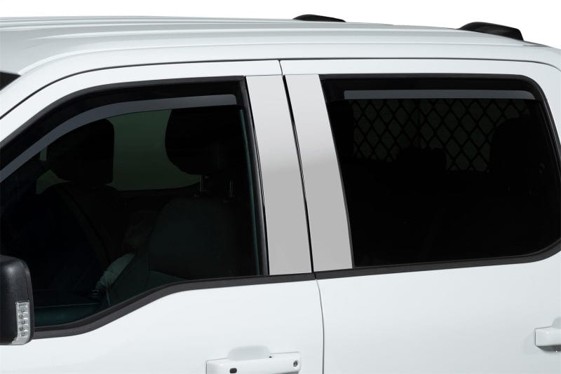 Putco 2021-2022 Ford F-150 - Super Cab Element Chrome Window Visors (Set of 4)