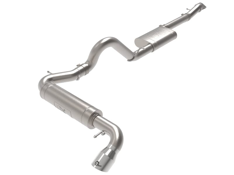 aFe Apollo GT 3in 409 SS Cat-Back Exhaust 2021-2023 Ford Bronco L4-2.3L (t)/V6-2.7L (tt) w/ Polished Tips